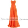 AUF LAGER Günstige Korallen-Abschlussball-Partykleider Günstiges Brautjungfernkleid Rot Nude Mint Orange Blau A-Linie Schatz-Abendformelle Abendkleider Partykleid