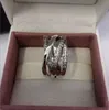 Ringar kompatibla med Pandora smycken nyaste silverring med CZ Authentic 925 Sterling Silver Ring hela R080282748