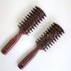 Brosse à cheveux en poils de sanglier, peigne de couleur marron pour Extensions de cheveux, peigne professionnel pour Salon, livraison gratuite