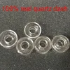 100% Real Quartz Schotel Accessoires Titanium Nail Vervanging Gerechten Voor Dnail Booreiland Dab Bongs Vervangbare Quartz Gerechten