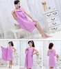 hight quality low price Magic Bath Towels Lady Girls SPA Shower Towel Body Wrap Bath Robe Bathrobe Beach Dress Wearable Magic Towel 9 color