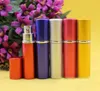 7 Colors 5ml Travel Smooth Aluminium Perfume Bottle 5CC Refillable Perfume Atomizer Tubes fragrance Gass Spray Bottles Home Fragrances