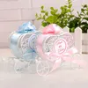 30st Creative European Style Tinplate Heart Shaped Candy Box Flower Car Candy Box Romantisk Bröllop Tillbehör 3 Färger