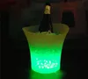 2015 NUOVO LED Ghiaccio Secchiello Colore Cambiamento, 5L Barrette Nightclubs LED Light Up Ice Bucket Champagne Vino Benna Benna Birra