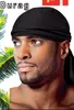 Оптовая торговля-мода хип-хоп шляпа Европейский хип-хоп шарф мужской спандекс Король Durag Skullies шапочки