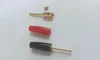 20st Copper Speaker Wire Cable Pin Connectors Banana Plug Adapter