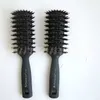 Brosse à cheveux en poils de sanglier, peigne de couleur marron pour Extensions de cheveux, peigne professionnel pour Salon, meilleure vente