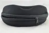 Zipper Clam Hard Case Czarne Okulary Okulary Okulary Wouch Torba Okulary Pokrywa Okulary Przeciwsłoneczne Pudełko Okulary Okulary Okulary 50 sztuk / partia Darmowa Wysyłka