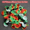 wholesale Stoccaggio 104 * 60mm base in silicone per olio 2 pezzi Contenitore in silicone da 5 ml E Portasigarette Colorful Veicolo Silicon E-Sigarette Basees