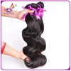 Cabelo brasileiro de onda do corpo tecida 7a barato virgem remy extensões de cabelo humano peruano cambojano indiano 100% remy cabelo humano tece