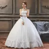 2016lace Sweetheart Off The Shoulder Wedding Dress Slim Princess Elfenben Färg Bröllopsklänningar Vestido de Noiva Robe de Mariage P-260