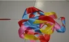 DHL Freeshipping Mix Color 4M Gym Dance Ribbon Rhythmic Art Gymnastic Streamer Baton Twirling Rod