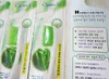 nuovo arrivo spazzolino Aloe Dent con doppia pelliccia verde per spazzolino adulto/bambino per pulizia antibatterica