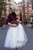 見事なアイボリーチュールパーティーチュチュのドレス安いレイヤーバストスカート習慣は結婚式のための非公式のカジュアルな花嫁介添えスカート