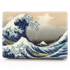 Funda con pintura al óleo de olas de mar para Apple Macbook Air 11 13 Pro Retina 12 13 15 pulgadas barra táctil 13 15 funda para portátil