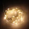 Edison2011 DHL 45V 10M batteridriven ljus LED Copper Wire String Fairy Lighting White Red Yellow Blue Green Christmas DE5733590