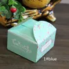 Candy Box Sac Papier Chocolate Cadeau Forfait Pour Anniversaire Fête De Mariage Favoris Fournitures Fournitures DIY Baby Douche Moyenne Fleur Design