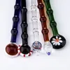 Glas Dabber Tool för olja och vaxolja Riggar DAB Stick Carving Tool Glass Cap för DAB Nail Quartz Enail