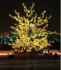 Vattentät utomhuslandskap Garden Peach Tree Lamp Simulation 15 Meter 480 Lampor LED CHERRY BLOSSOM TREE LIGAR GARDEN DECORAT6476849