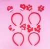 Christmas Head buckle Hoop Lovely spring double style hair band decorations Christmas items free shipping CH01002