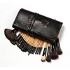 Högkvalitativa 24PCS Professionella makeupborstar Make Up Cosmetic Brush Set Kit Tool med Retail Soft Case