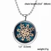 Christmas Gift Snowflake Luminous Wisiorek Naszyjnik 21g 60cm Długa Stopu Naszyjnik Moda Damskie Akcesoria Odzieżowe