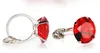 100 Stück kostenloser Versand mit diesem Ring-Diamant-Schlüsselanhänger, weißer Schlüsselanhänger, Hochzeitsgeschenke und Geschenke