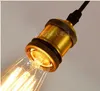 Retro Klasik Avize10 E27 Altın Örümcek Lamba Kolye Ampul Tutucu Grup Edison DIY Aydınlatma Lambaları Fenerler Aksesuarları