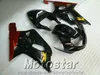 Gorąca sprzedaż Zestaw motocykli dla Suzuki GSXR600 GSXR750 2001 2002 2003 K1 WŁOKI 01-03 GSXR 600 750 Czerwony Czarny Zestaw Fairing SK26