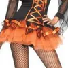 Den europeiska och amerikanska stilen av vuxen dam Halloween Magic Witch Costume Cosplay Pumpkin Princess Party Costume