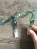 Hög qaulity krökt skalle glasskål oljebrännare skalle glasrör 14mm 18mm manlig kvinnlig fog för glas vatten bong rör