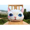 Outdoor Stoel Kussens Kussen Mr. Meow Cat Shape 3D Digital Printing Persoonlijkheid Autostoel Kussen Creative Cover Soft Cute Seat Cuffion