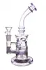 hookahs Purple Bong Fab Egg Glass Bongs Faberge Egg Recycler Beaker Bong Purple Thick Dab Rigs Water Pipe Glass 14mm Joint