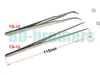 115mm Without Package TS12 Straight Head / TS15 Curved Head Tweezers Nipper for Phone Repairment DIY Repair Tools 1000pcs/lot