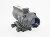 Escopo de ponto verde estilo ACOG 1x32 com fibra verde tático riflescope de fibra real7977344