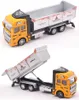 Stor storlek legering lastbil modell leksak, betong tankbil, grävmaskin modell, 3 typer av lastbil, precision super simulering fordon modell för gåva
