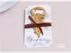 100PCS/LOT "Gilded Gold" Feather Bottle Opener Souvenir For Birthday Parties Kids Adult Birthday Favors And Gifts Free Shipping