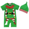 2pc Baby Christmas Santa Elfo de disfraz con sombrero SZ 624M Baby Birs Bird Birs Party Destino5344904