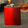 mixed Colored stainless steel 7oz hip flask ,12 color can be choose ,personalized logo accept