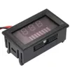 Freeshipping 10st Dual LED Displayindikator 12V bly-syra batterikapacitet Tester Voltmeter med omvänd skydd