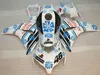 Stampaggio ad iniezione per kit carenatura HONDA CBR1000RR 2008 2009 2010 2011 carenature in plastica CBR 1000RR nero blu bianco 08 09 10 11 # U22