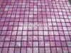 Novo estilo HYRX 15 * 15 * 2 shell mosaico telha-mãe de mosaicos de pérola; Corante cor-de-rosa Oferta especial; azulejos de cozinha backsplash