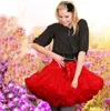 2017 European and American Women Mini Skirt Ladies Solid Chiffon Sexy Tulle Ball Gown Skirts Adult Tutu Pettiskirt for Womens