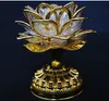 Goldene Batterie Buddha Musiklautsprecher Lampe Blume Fancy Bunfle Wechseln