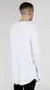 2018 ربيع جديد الرجال الكبس القمم بأكمام طويلة مع قفازات تصميم الذكور الهيب هوب الملابس عارضة فضفاض بلايز طويلة تيز