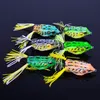 Alta Quanlity plastica morbida Ray Frog Snakehead Lure 2 ganci esche da pesca 5 5cm 12g Crankbait d'acqua dolce esche artificiali278o