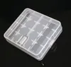 Free DHL,2016 New Battery Storage Box Case White for 4*18650 18350 16340 CR123A 123A batteries