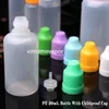 Mjuk ejuice -flaska 30 ml plastdroppflaska för E -vätska med barnsäkra lock tunna spetsen 1500 st/parti