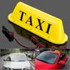 LED 12V Car Taxi Cab Roof Top Sign Light Lamp Magnetic YellowwhiteTaxi Top Light8050283