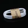 Cavo micro USB bianco di alta qualità Cavo di ricarica da 1 M 3FT Cavo di ricarica per telefono cellulare di tipo C Samsung Galaxy S10 S9 S8 S7 Nota 7 8 9 Huawei P